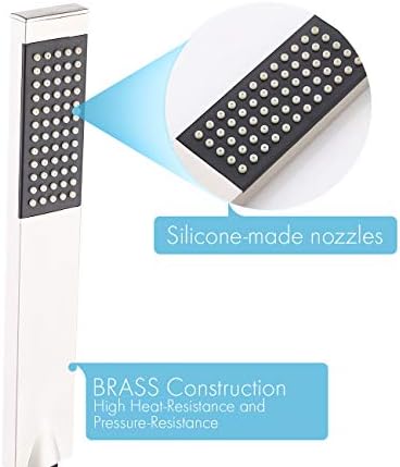 KES BRASS Handheld Shower Head with 15-Meter Long Hose and Bracket