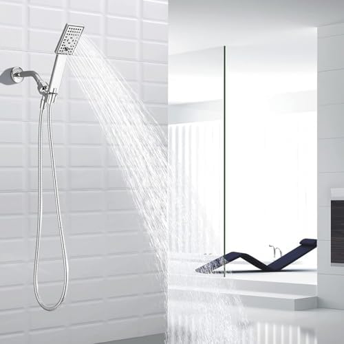 Adjustable Handheld Showerhead with Multiple Spray Settings
