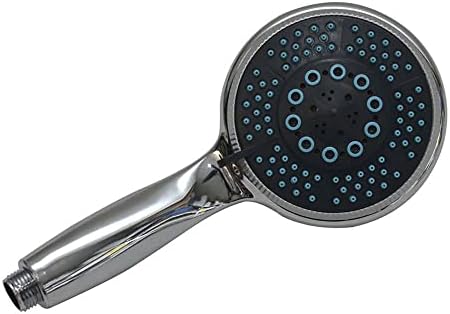 EVIDECO 5-Spray Multi-Function Handheld Chrome Shower Head