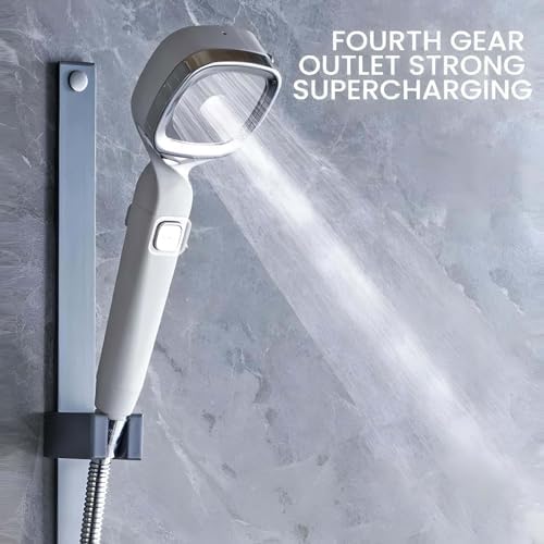 4-mode Hydrostatic Shower Head with Pause Switch High Pressure and Premium Design