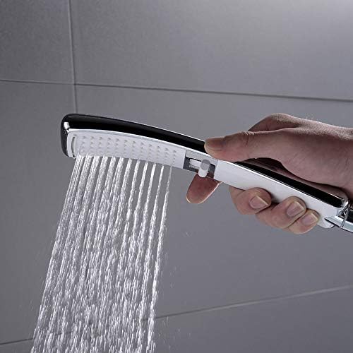 Versatile Handheld Shower Head with Chrome Finish