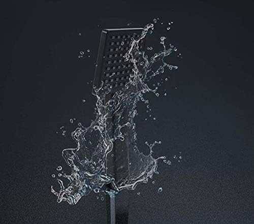ZCSMTZ Slim and Ergonomic Handheld Shower Head - Cool Black