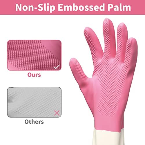 BOOMJOY 6-Piece Nitrile Cleaning Gloves
