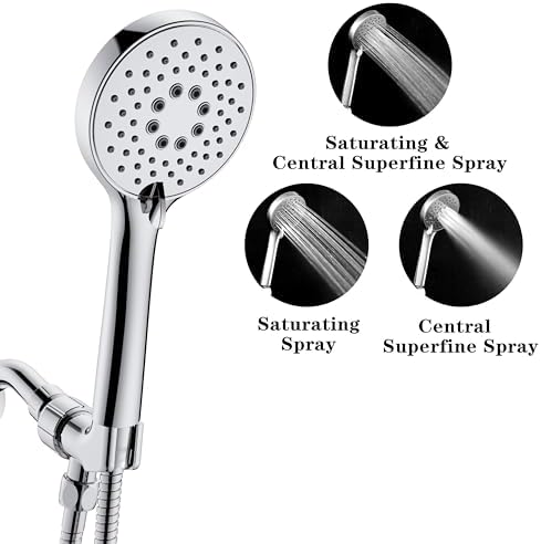 XMJAS-FURN 3-in-1 Detachable Handheld Shower Head