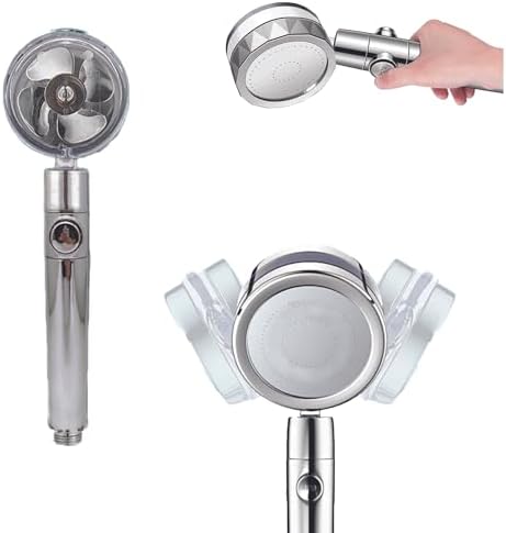 Luxury High-Pressures Turbo Shower Head with Chrome Finish