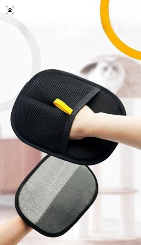 Double Sided Pet Grooming Gloves for Hair Removal 1