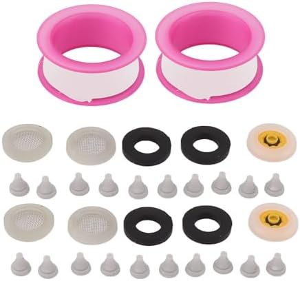 Kuuleyn Silicone shower head nozzles set for water conservation and bathroom enhancements