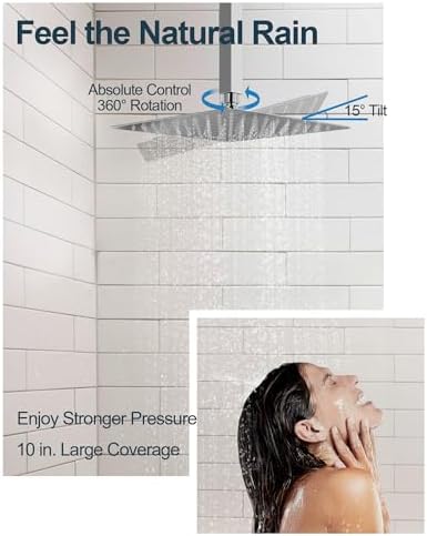 Dual-Shower System 10 6 Faucet Set