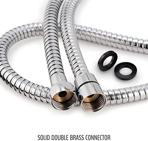 Double-ended dual shower head combo with 3-way diverter