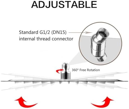 Ultra-Thin Stainless Steel Handheld Shower Head