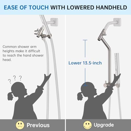 All-Metal Showers with Massage 135in Length