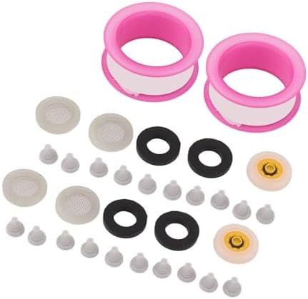 Kuuleyn Silicone shower head nozzles set for water conservation and bathroom enhancements