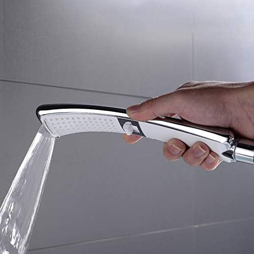 Versatile Handheld Shower Head with Chrome Finish