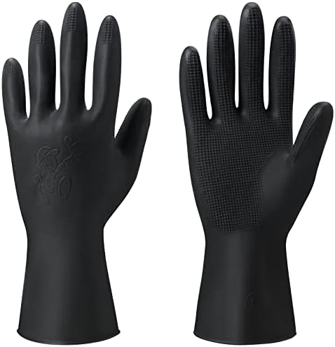ThxToms Chemical Resistant Reusable Latex Gloves for Chemical Handling Professionals