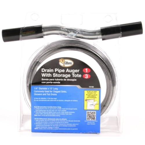 Cobra 14 X 15 Drain Auger for Clear Clogs