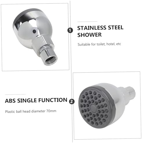 Luxury spa shower with adjustable angle for easy bathroom use