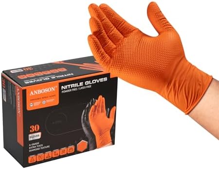 Nitrile Mech Gloves Heavy-Duty Chemical-Resistant