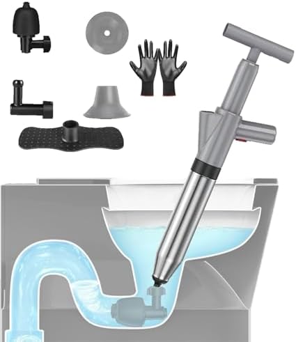 Fast Secure Pneumatic Floor Drain Unclogger