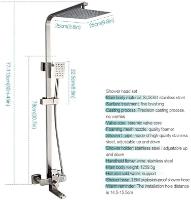 Stylish Dual Shower Head Combo