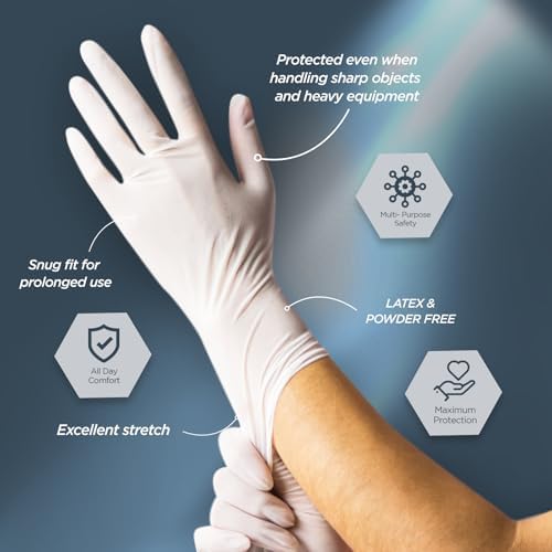 Elastic Disposable Gloves for Caregivers and Medical Personnel