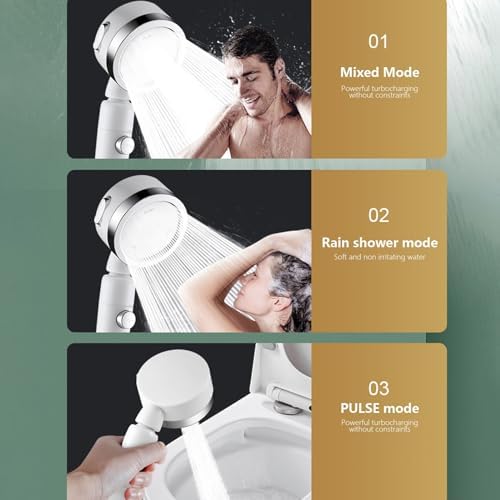 High Pressure 3 Modes Shower Head