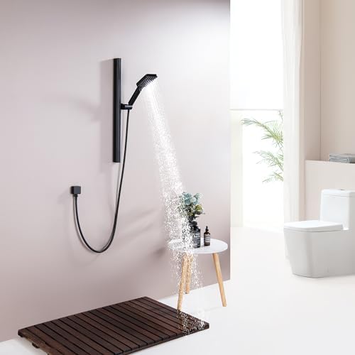 Sturdy Matte Black Tested Shower Head