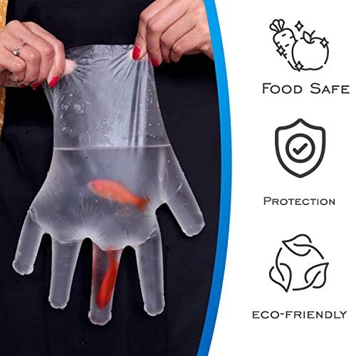 EDI Stretchable Plastic TPE Gloves 200PCS