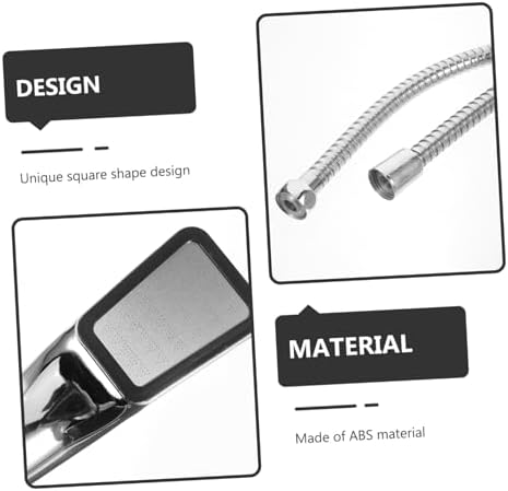 jojofuny - Square Design Handheld Shower Head
