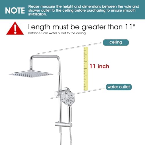 10-Inch High Pressure Rainfall Shower Head