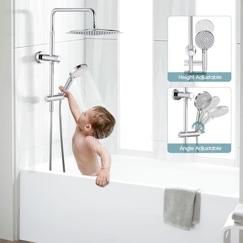 10-Inch High Pressure Rainfall Shower Head