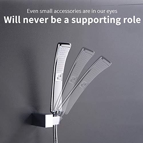 Versatile Handheld Shower Head with Chrome Finish
