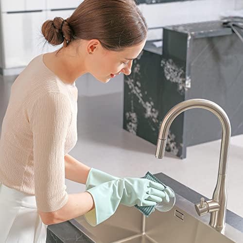 COOLJOB Reusable Cleaning Gloves Gardening Gloves for Women Small Size