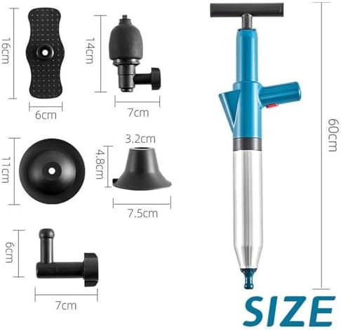 Pneumatic Floor Drain Unclogging Tool