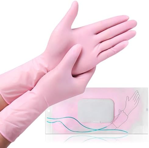 30-Piece Nitrile Gloves for Kitchen More