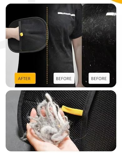Double Sided Pet Grooming Gloves for Hair Removal 1