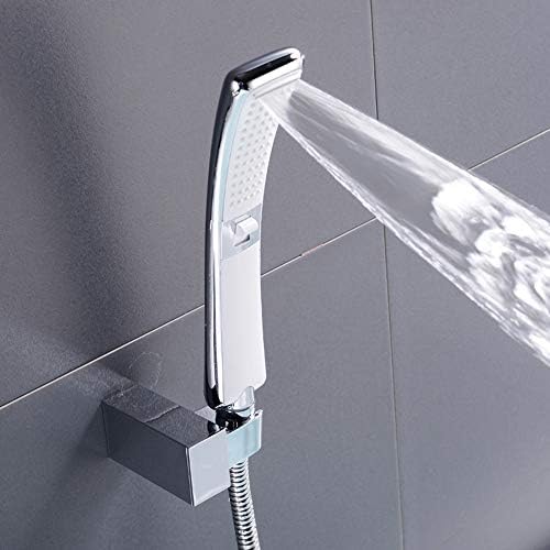 Versatile Handheld Shower Head with Chrome Finish
