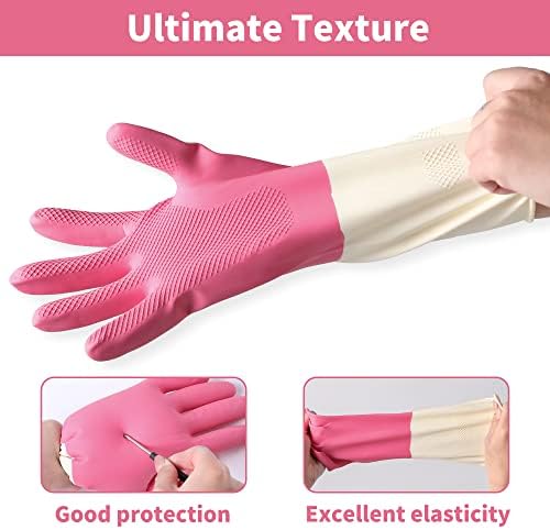 BOOMJOY 6-Piece Nitrile Cleaning Gloves