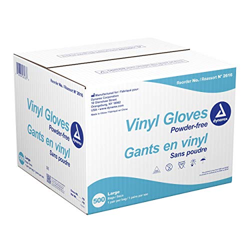 Dynarex Nitrile Gloves Large 500 Pairs Blue 1