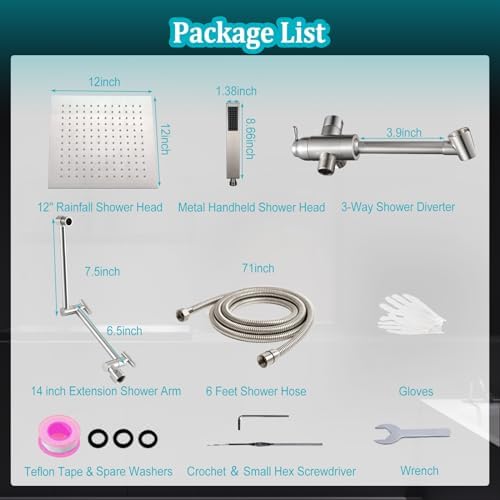 Luxury Rainfall Shower Head