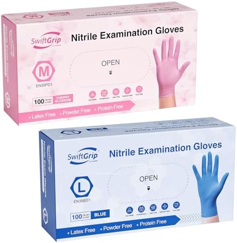 SwiftGrip Disposable Gloves for Cleaning Estheticians