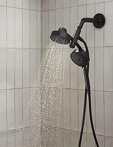 2-in-1 shower kit Full Coverage Spray Matte Black