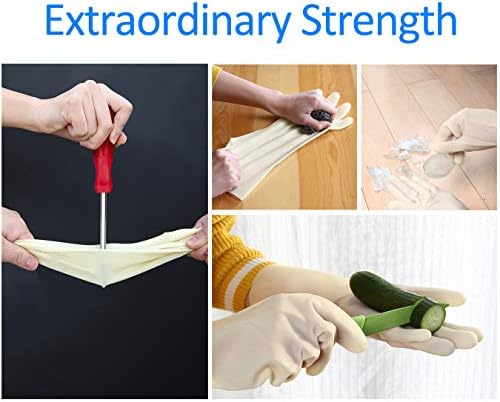 BOOMJOY 6-Piece Nitrile Cleaning Gloves