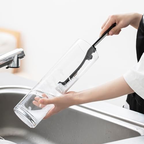 Stylish Folding Drain BrushCompact and Durable Kitchen Tool
