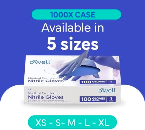 OWELL Nitrile Disposable Gloves