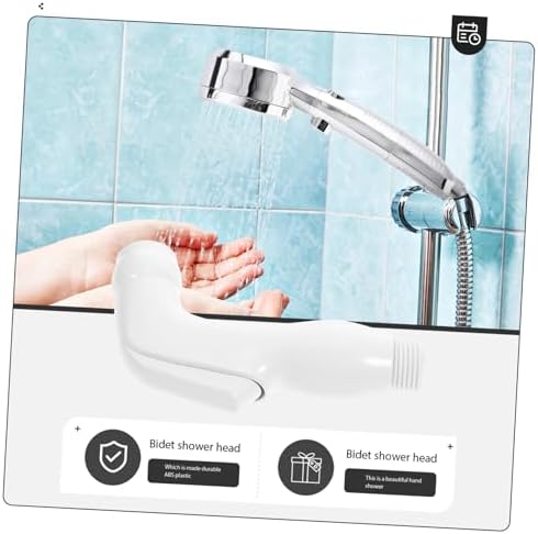 Angoily Handheld Bidet 21cm White ABS Bathroom shower sprayer