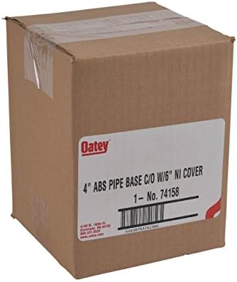 Oatey PVC Pipe Cleanout with 6-Inch Cover 4-Inch