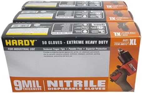 9 Mil Nitrile Gloves 50 Pc - Extra Large