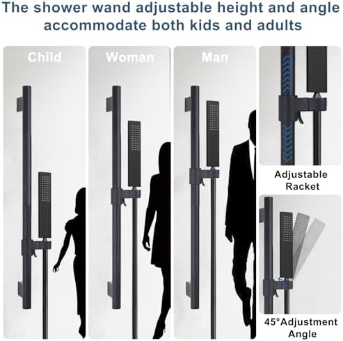 Adjustable Handled Shower Head