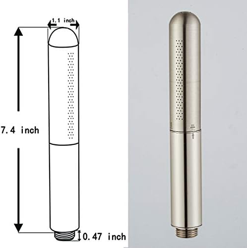 Handheld Showerhead Solid Copper High Pressure 2 Functions