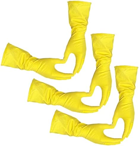 Gloves Legend Large Yellow Reusable Kitchen Gloves